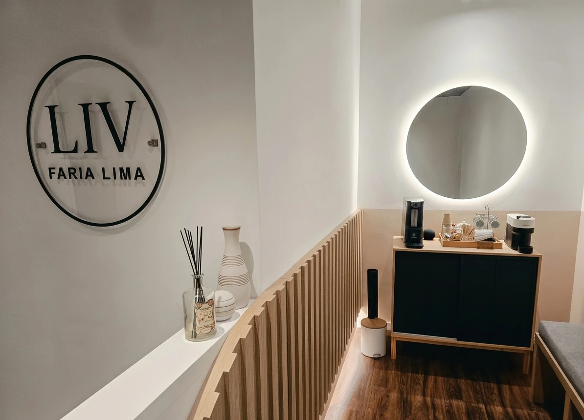 Ambiente interno da Clínica LIV Faria Lima